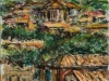 Paesaggio romano - t.m. su cartoncino - 35x25